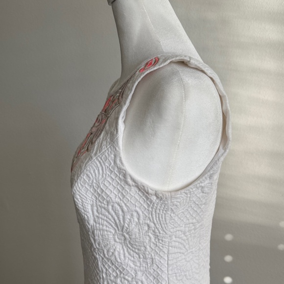 Lilly Pulitzer White Dress with Pink Embroidery - Picture 10 of 14